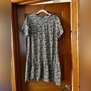 Loft high neck swing dress